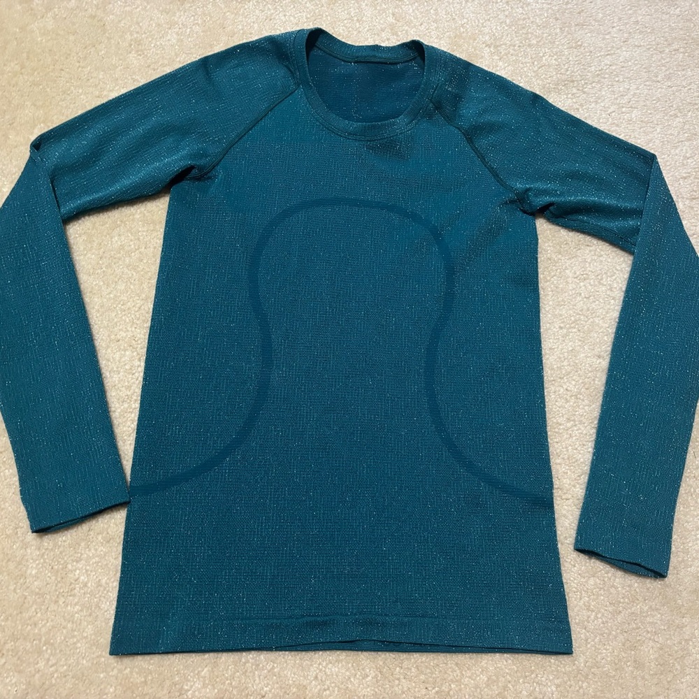 Lululemon swiftly Teal Long Sleeve Top